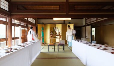 旧スイス大使館 翠州亭での和婚式