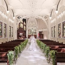 【26年夏婚7月～8月】50名様379万円→182万円☆彡*ステンドグラス輝く白の大聖堂で夏婚