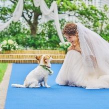 【ペットと一緒に挙式】WITH WEDDING PLAN