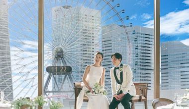 最大113万優待【27年4月末迄】晴天率◎料理＆衣裳こだわり叶う*みなとみらいの絶景満喫春婚プラン
