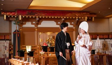 【浦安の舞＆雅楽の生演奏】神前式×和婚プラン 60名183万円 ＜自己負担実質0円＞