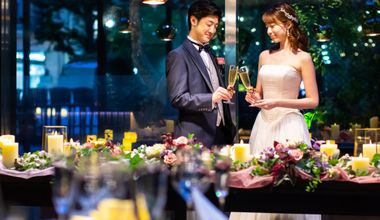 【美食×幻想的な雰囲気】ナイトWeddingプラン♪30人42万円~