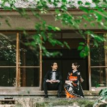 ◆新挙式場オープン記念♪和洋プラン◆130年守られ続けた庭園で叶える和モダンWD