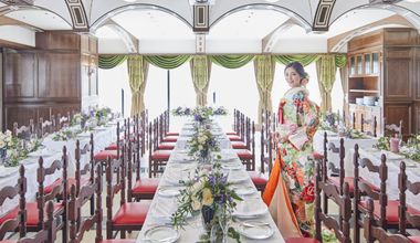日本橋日枝神社×銀座駅前サバティーニ・ディ・フィレンツェ東京◆銀座駅すぐの好立地！披露宴プラン(和装&ドレス)