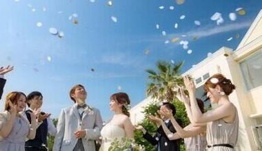 ≪2027年3月～6月　春婚≫【10大特典付】空き僅か！人気の春プラン◆目の前に海が広がる「絶景オーシャンビュー」貸切邸宅W
