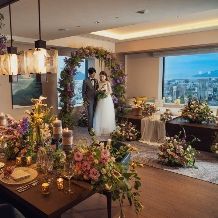 【ヒルトン広島オリジナル挙式プラン】 Sweet - Premium Suite Wedding ‐