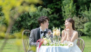 【少人数・アットホーム】親族＆親友と過ごす｜レストラン×中庭から選べる「パーク・リビング」プラン