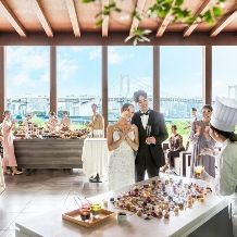 【1日1組限定!貸切邸宅で披露宴後にゲストとのデザートパーティー★】月曜・木曜限定の今までにないW!