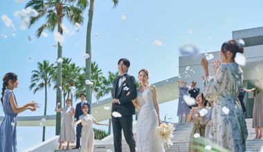 海と夕陽に包まれるリゾート婚【2027年6-8月】挙式特典付