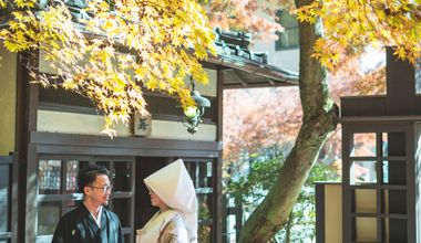 【2026年秋婚】もみじ色づく箕面での結婚式