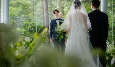 NEW！【26年4-6月】＜40名168万/50名182万＞
新緑×晴天率抜群の春*ドレス2着&教会式&広域送迎など全部込みプラン