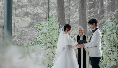 【25年12-26年3月まで】＜30名153万/50名181万＞ ガラスチャペルで叶うホワイトウェディング＊ドレス２着込