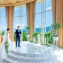 【挙式プラン◆天空のチャペル】26.4万円◆美しいパノラマビューを望むチャペル挙式プラン