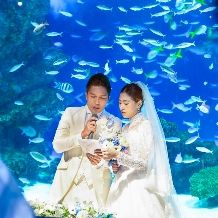 【今ならお得！2026年秋～冬】9・10・11・12月対象 ＼水族館挙式＆パーティ／賢く叶うプラン