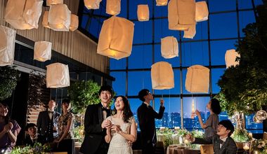 最大100万円特典【27年3月～27年4月】地上221m*絶景レストランを貸切！絶景の春婚プラン！＜50名180万～＞