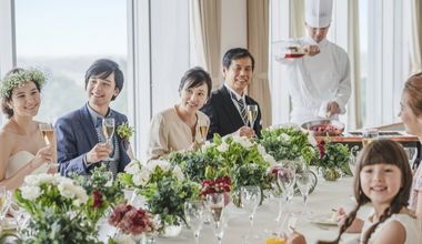 【家族会食/通年】10名189,500円～◆3月末迄料理グレードアップ特典付◆嬉しい新郎新婦宿泊付◆