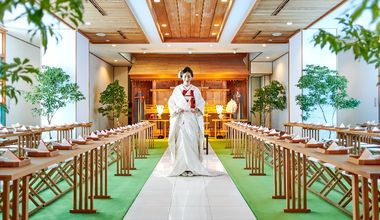 《人気の和婚》県下最大級の本格神殿で叶える感動ウェディング