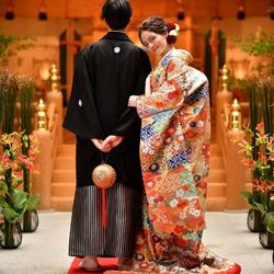 【自然光＆本格神殿】憧れの和姿を叶える×和装体験＊豪華試食