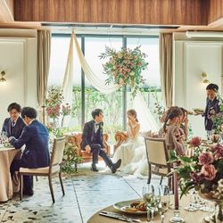 【緑と光に包まれた貸切W】テラス演出体験×岡崎旬彩の美食
