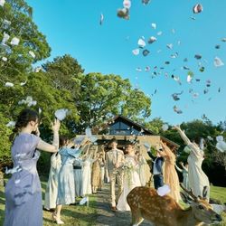 会場イチオシ自然溢れる〈緑×光×空〉挙式体験×婚礼コース試食×15大特典