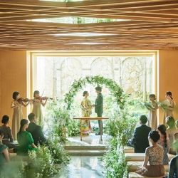 【和婚】光×緑溢れる挙式＆ゲスト目線で贅沢試食＊上質体験