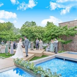 会場イチオシ＼水辺のリゾート邸宅／180万円特典＊憧れドレス体験＆豪華試食