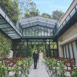 ※60名以上【挙式料半額】緑と光溢れる邸宅Ｗ特別コース試食付！