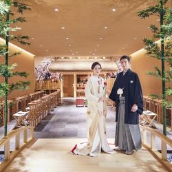 【人気の和婚】四季の花木が彩る本格神殿見学×Wメイン美味試食