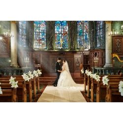 ＼愛され花嫁体験★*／シャンデリア×大聖堂×新作ドレス*試食