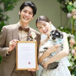 【ペットwedding推奨会場】緑×光*ガーデン付邸宅で叶う貸切W♪