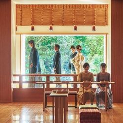 会場イチオシ【自然光差し込む和婚式】緑溢れる神殿×広大な庭園見学◆試食付