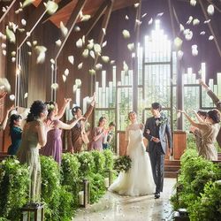 会場イチオシこの日限定！【開放感ある別世界】木のチャペル×3万円豪華試食