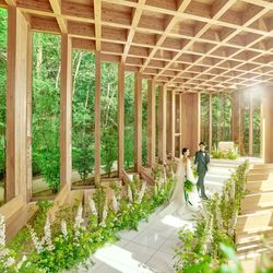 【人気NO.1◆最大84万円特典】\4,000坪の森をプランナーがご案内/感動セレモニー体験×コーディネート見学×とろける和牛~5品コース試食付×来館時タクシー代&1会場目来館でギフト券5千円分☆の満足度NO.1フェア