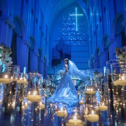 【月末限定!】星空大聖堂*婚礼美食は国産牛フィレをご用意!ドレス&お写真ご優待