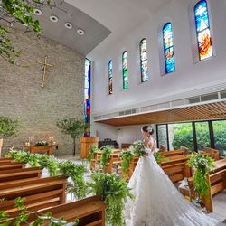 当館人気No1!■ 8大特典150万|緑包まれる挙式体験&絶品試食