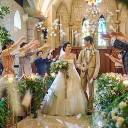 ＼当館人気No1／光あふれるチャペル見学＋花嫁体験＆和牛試食