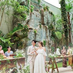 【絶品試食つき☆】水のチャペル×７ｍの滝が流れるリゾート体験