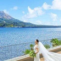 残2*＊月1BIG◆豪華25大特典＊*桜島&海見えParty×憧れドレス無料&挙式料0キャンペーン×とろける厳選和牛♪