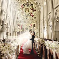 【WeddingNews限定】【年イチ*豪華25大特典】模擬挙式＆最新ドレス試着◇3万絶品試食