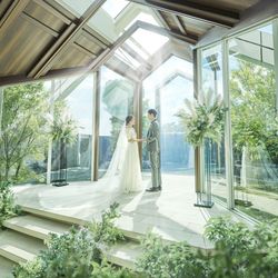 【緑・水・光の溢れる空間】ナチュラルウエディング体験＆試食付