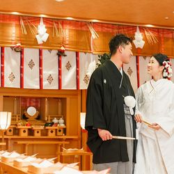 【館内神殿で叶う★出雲大社神主の神前式】厳粛体験・ランチブッフェ付きフェア