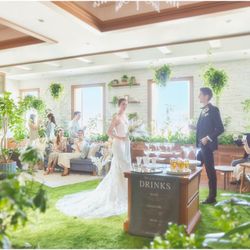 祝日SP＼150万優待＆4万Gift／緑＆光ガーデン×天空チャペル挙式体験