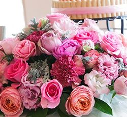 ホテルアンビア松風閣の会場装飾写真5枚目