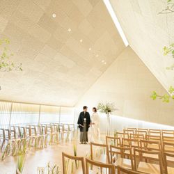 隈研吾氏の芸術空間で上質ウェディング【贅沢試食×120万特典】