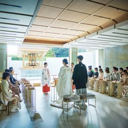 【新春特別フェア】和も洋も両方叶う！自然光と緑に包まれた神前挙式場「庭園の儀式殿」を体験！