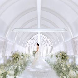 【愛され花嫁ALL体験】純白チャペル×7品試食*ドレス見学