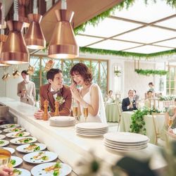 【水曜限定★140万特典】フロア貸切×Liveキッチン演出×7品試食