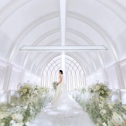 【愛され花嫁ALL体験】純白チャペル×大人気演出*フルコース試食