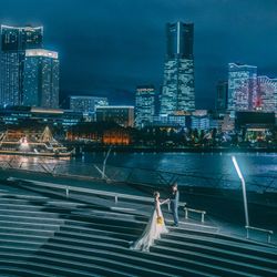 《XmasBIG*25大特典!》みなとみらい絶景\空と海*溢れる緑/ 最旬ドレス&料理長による和牛×フォアグラ*2万相当試食*骨格診断