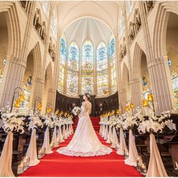 《AM来館*挙式無料&MAX150万》駅1分*記憶に残る大聖堂!黒毛和牛&オマール海老を堪能できる絶品4万試食付